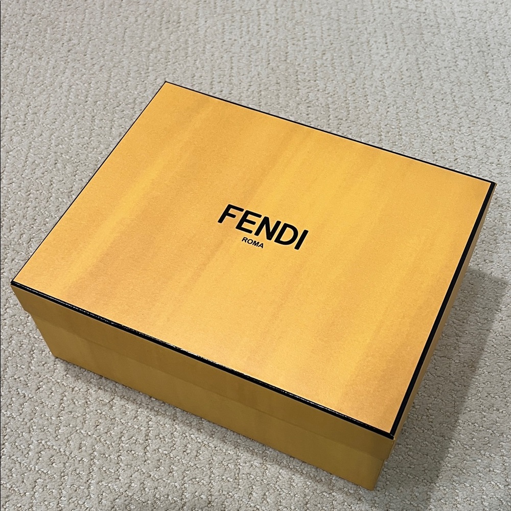 Fendi Luxurious Gold Storage Box